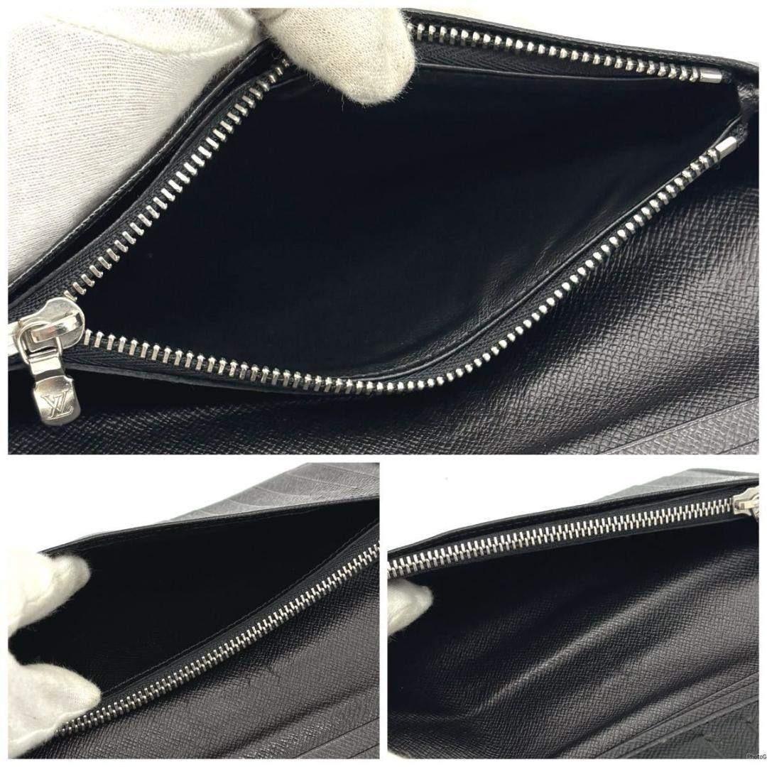 ルイヴィトン ダミエグラフィット ポルトフォイユ ブラザ 二つ折り 長財布 黒