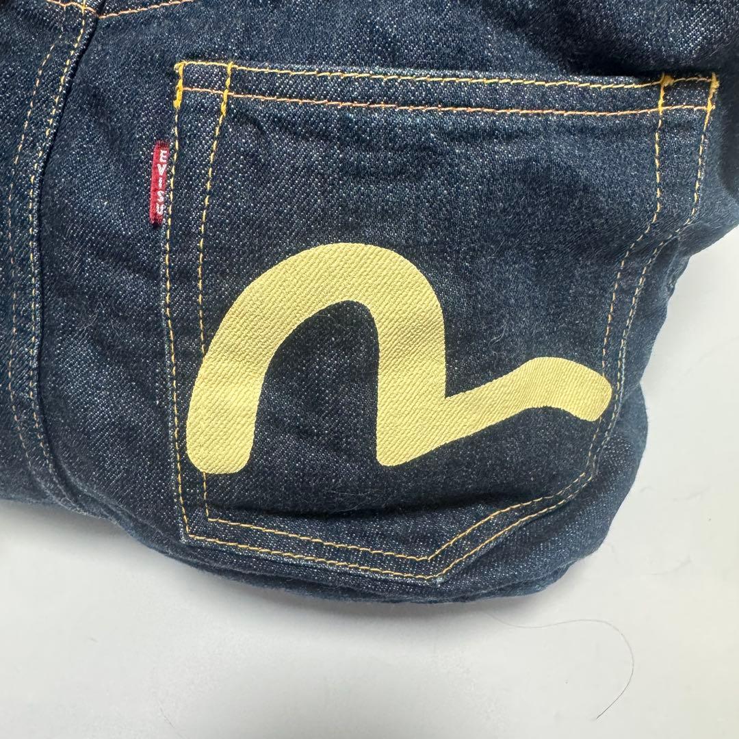 希少 エビス EVIS デニムトートバッグ インディゴ かもめ