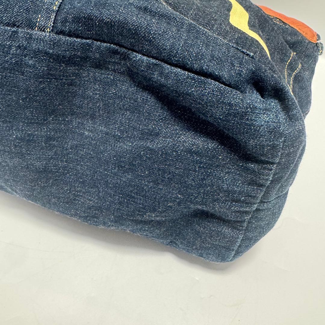 希少 エビス EVIS デニムトートバッグ インディゴ かもめ