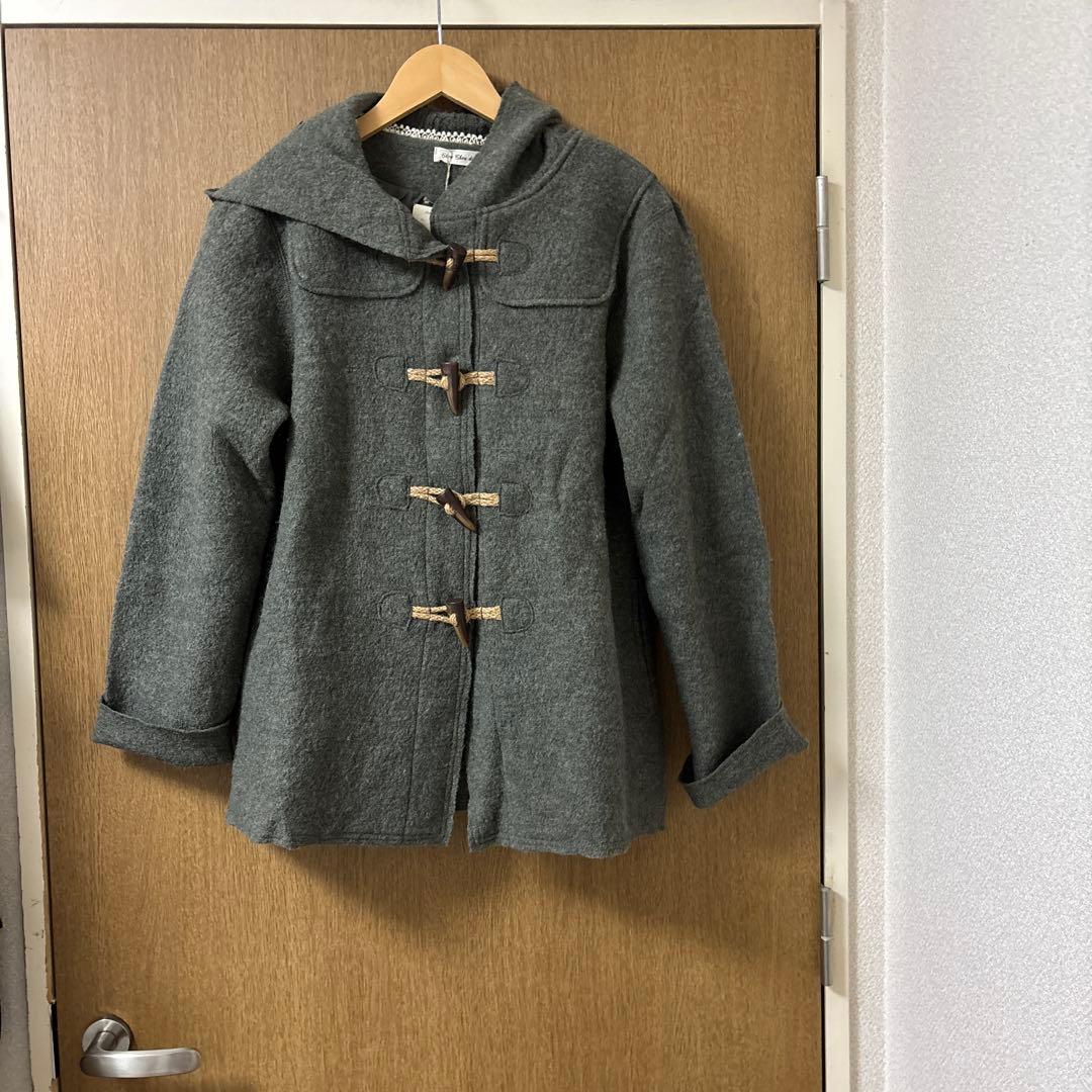 ☘️ナチュラル☘️様 タグ付未使用シュシュドママン圧縮ニットダッフルコート