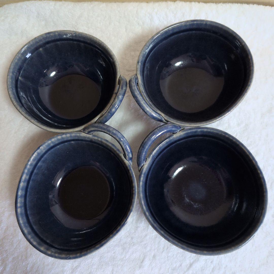 たち吉オシャレ・レンゲ他 ネイビー グレー 食器セット 約30cm・大皿