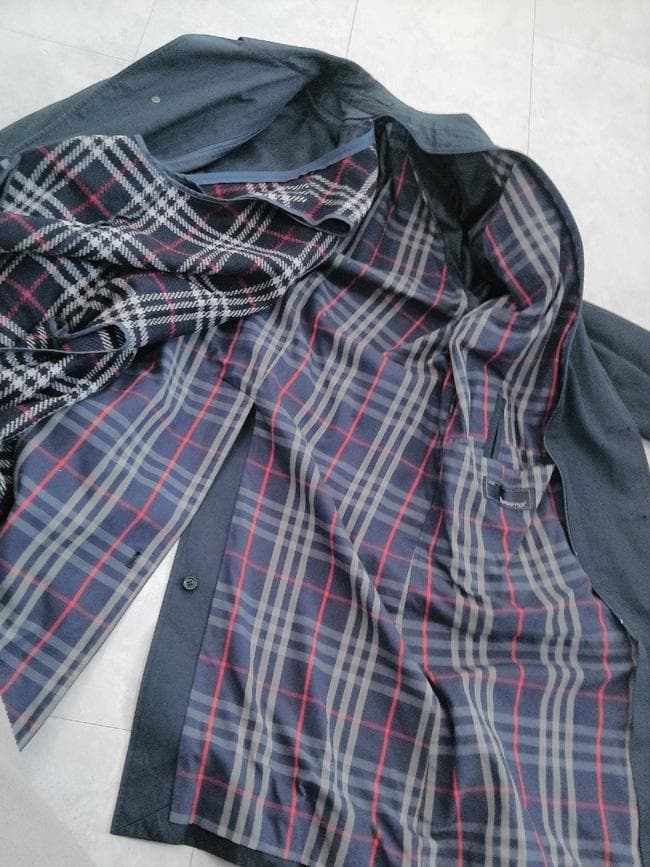 バーバリー プローサム ノバチェックライナー付き トレンチコート 92 170