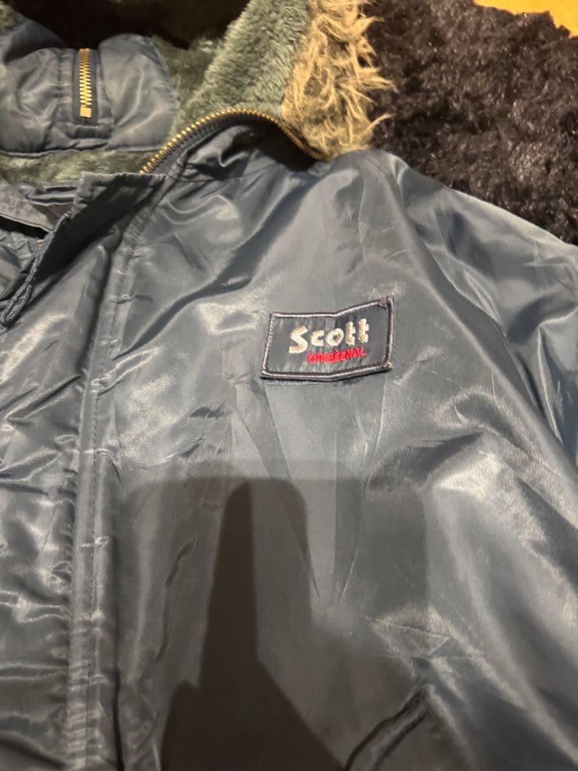 80年代 USA製 schott N-2B フライトジャケット カーキ