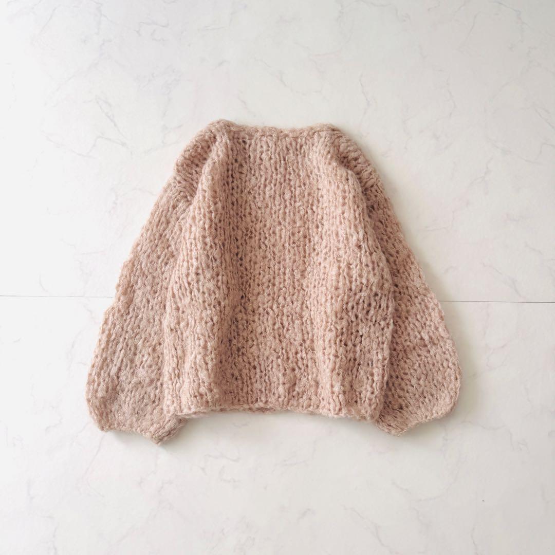 Plage 美品✨ハンドニットジャンボタムプルオーバー