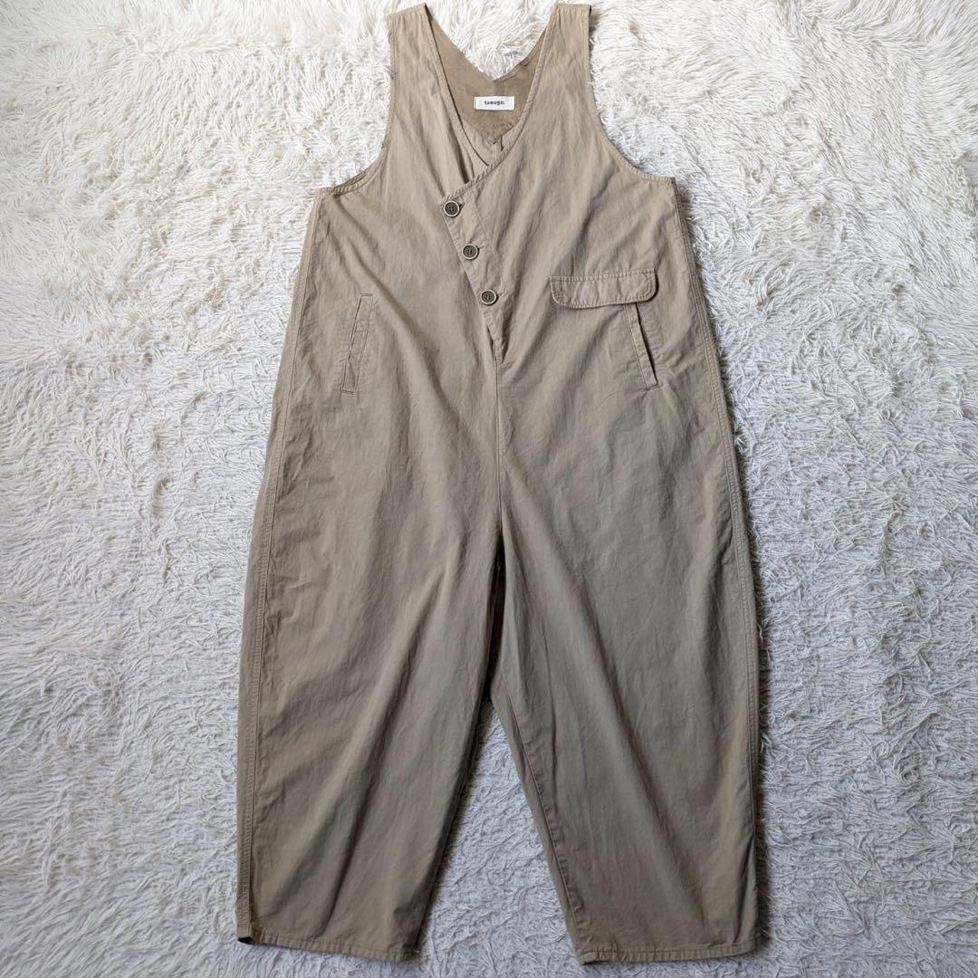 tumugu:/ツムグ　ジンバブエコットンツイル　オールインワン　サイズFree