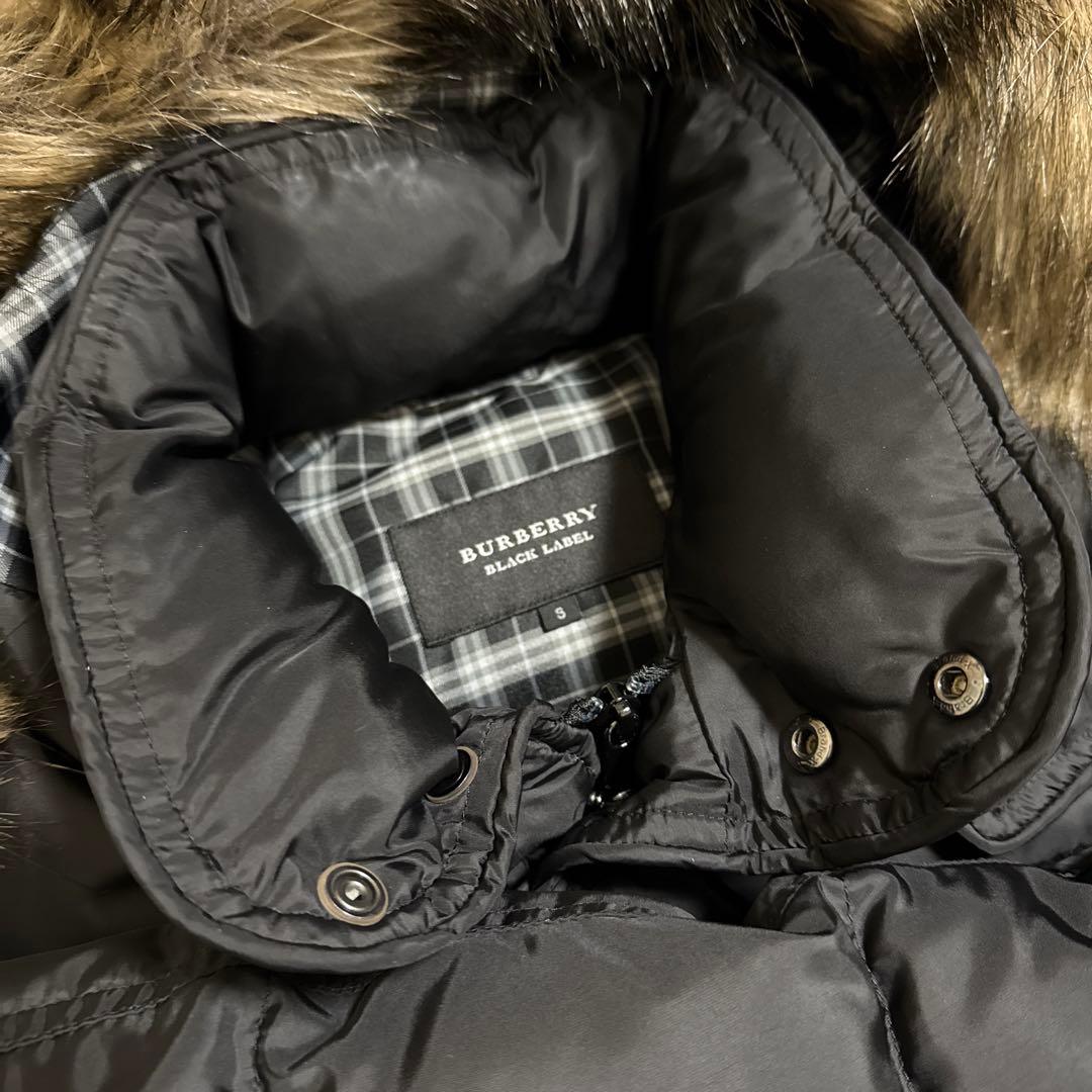 美品 バーバリー 2WAY ダウンジャケット ダウンベスト ブラック