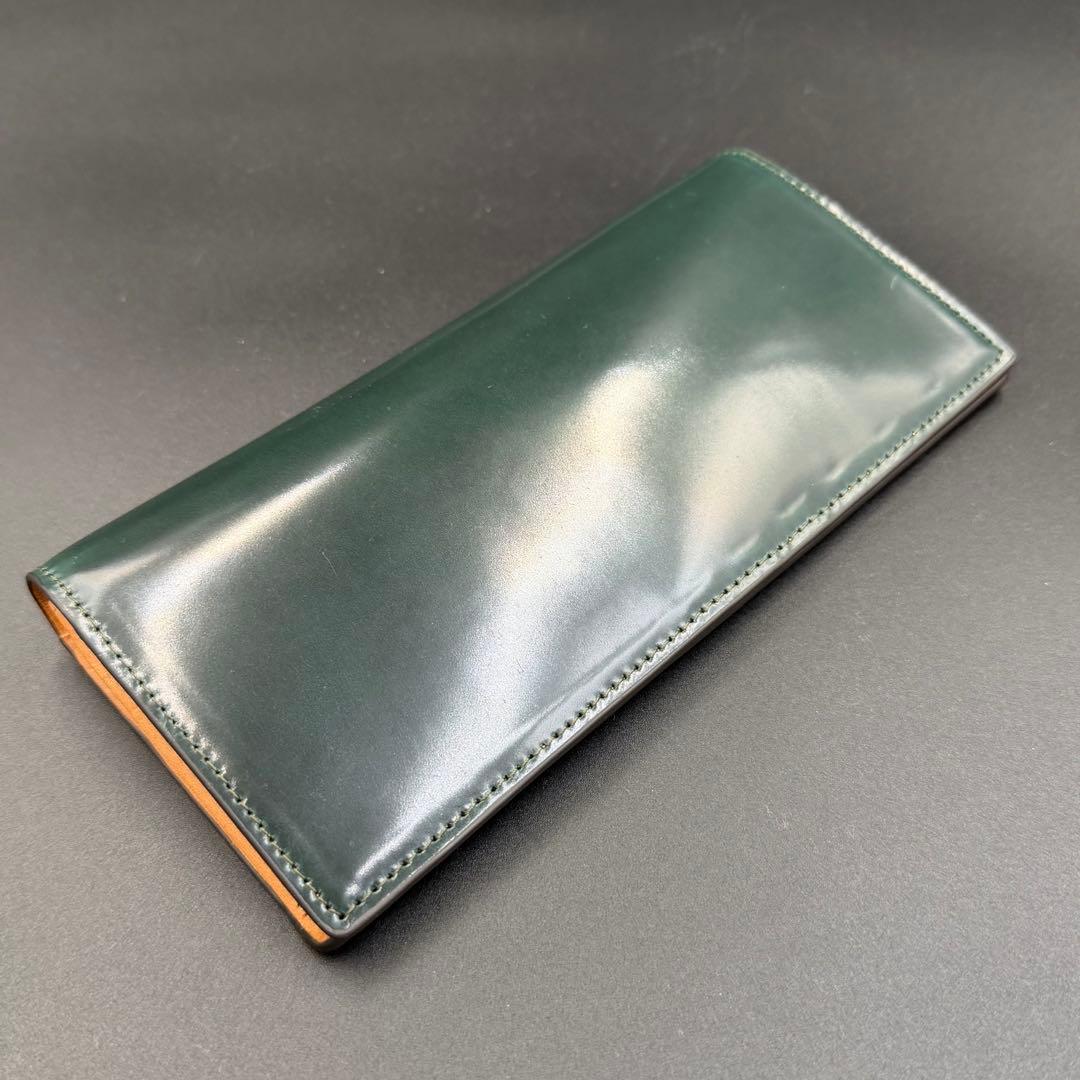 シェルコードバン ROCADO ロカド 二つ折り 長財布 財布 小銭入れ 馬革