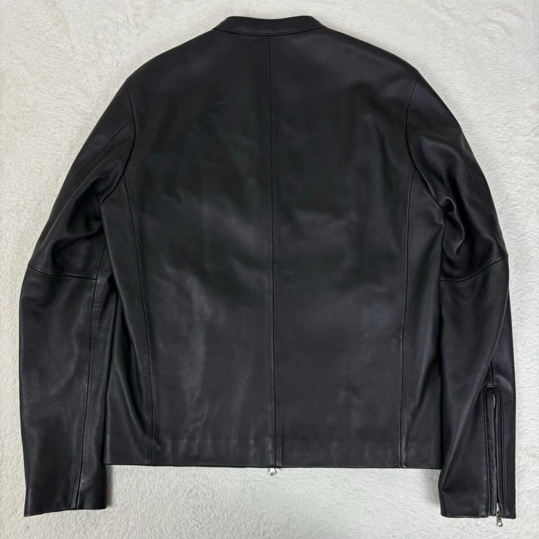✨️極美品✨️【M】タケオキクチ　ラムレザー　シングルライダースジャケット