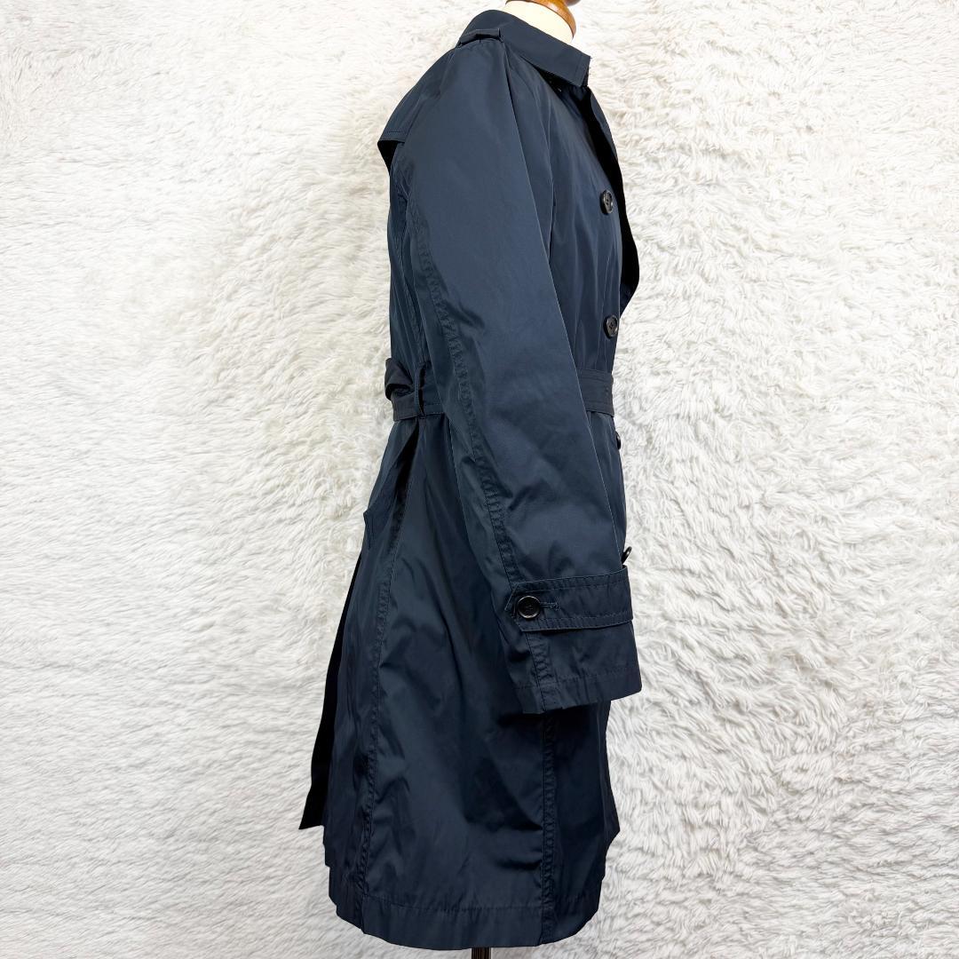 【美品】ICB トレンチコート ダウン 脱着可能ライナー付 ネイビー 11号