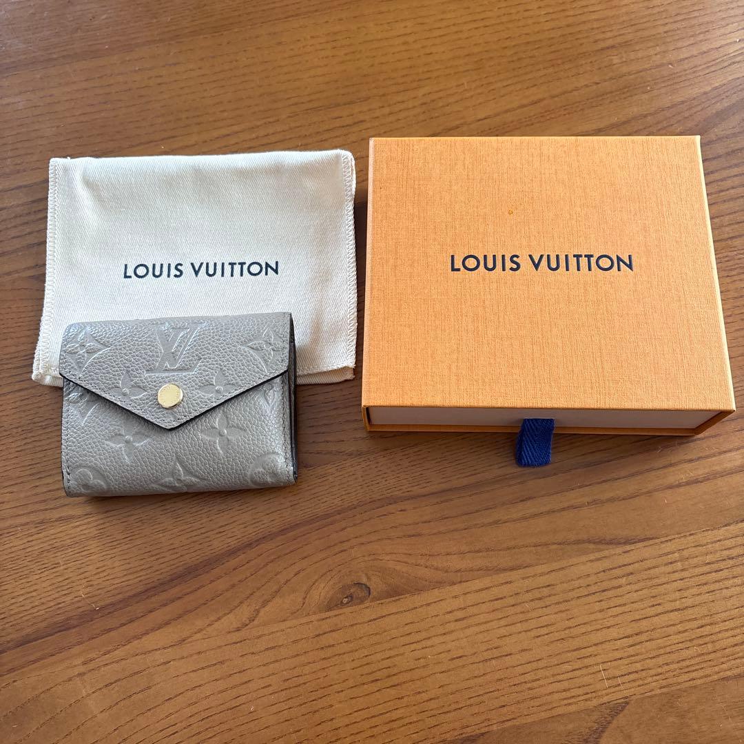 Louis Vuitton グレー 三つ折り財布 保存袋付き