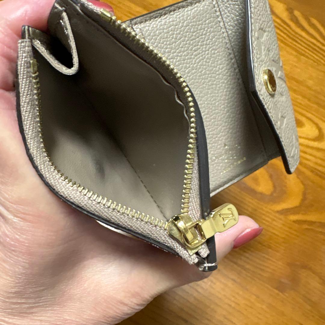 Louis Vuitton グレー 三つ折り財布 保存袋付き