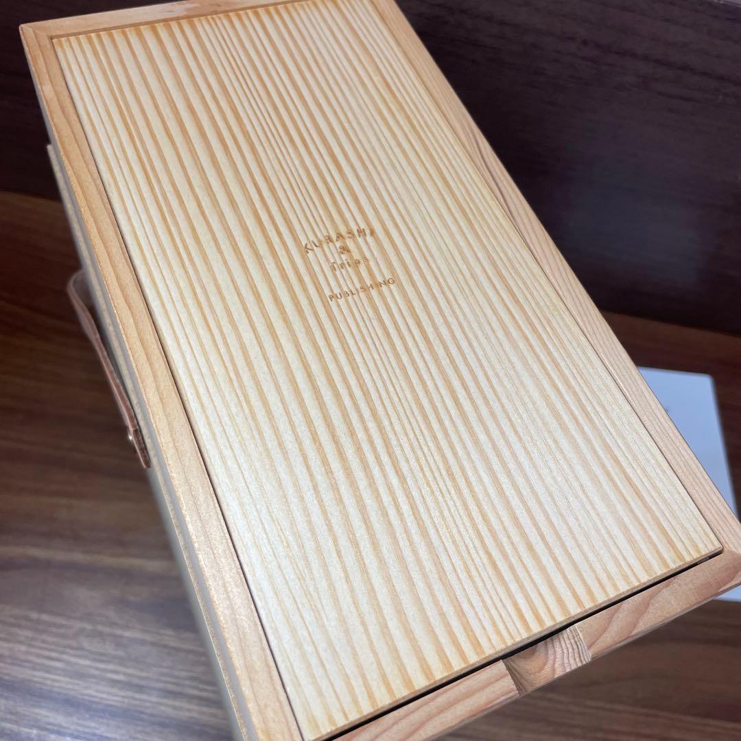 KURASHI & Trips メイクボックス 木製 ミラー付 美品