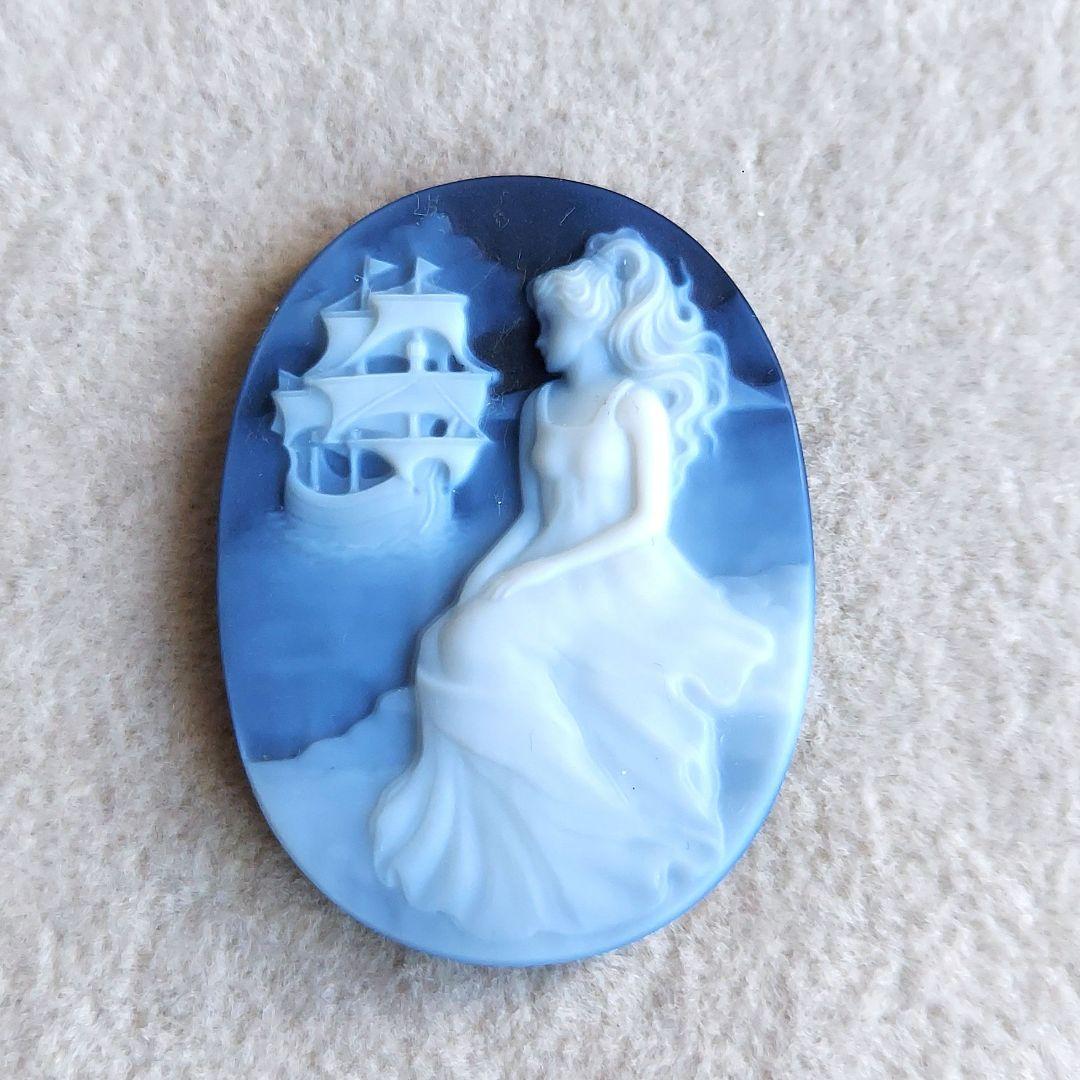 女性の思い　ストーン　カメオ　ルース