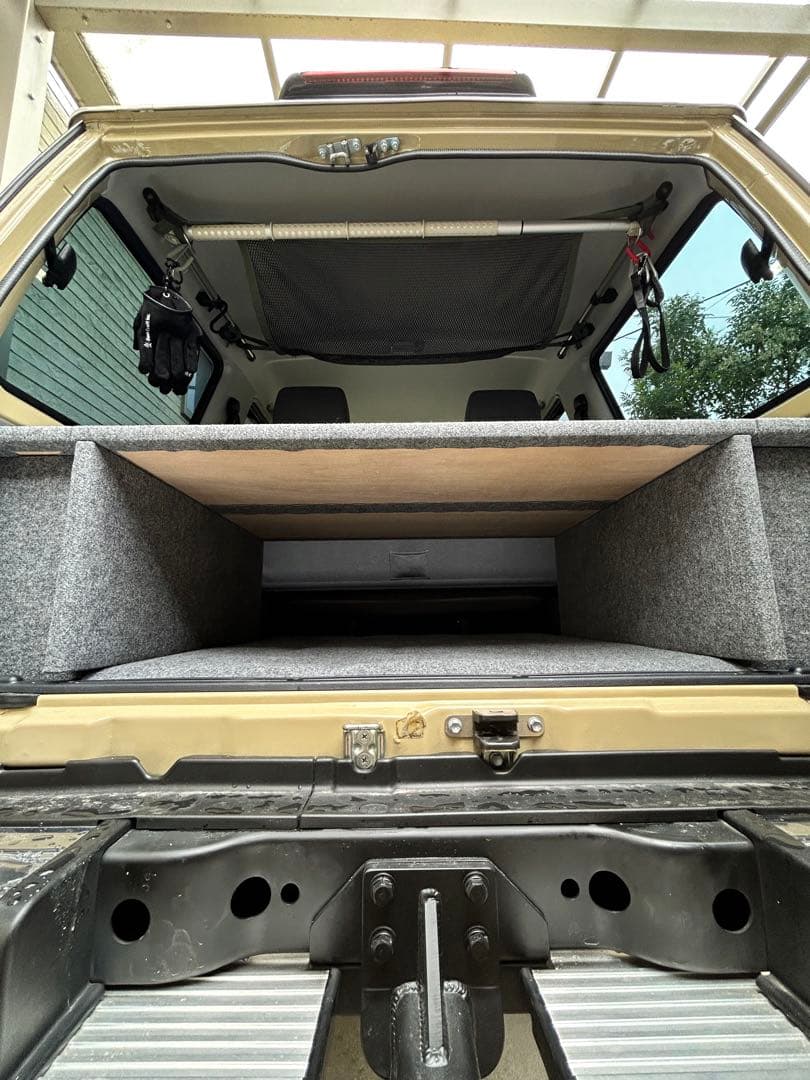 【トシくん】ランドクルーザー70木製ベッドキットver4.0後方キット対応