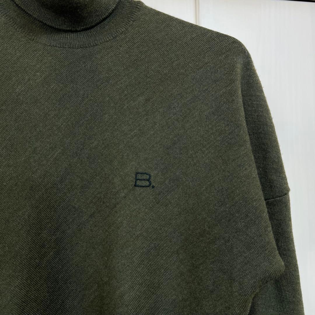 BALENCIAGA AW2005 B刺繍 バイアスニットトップス セーター