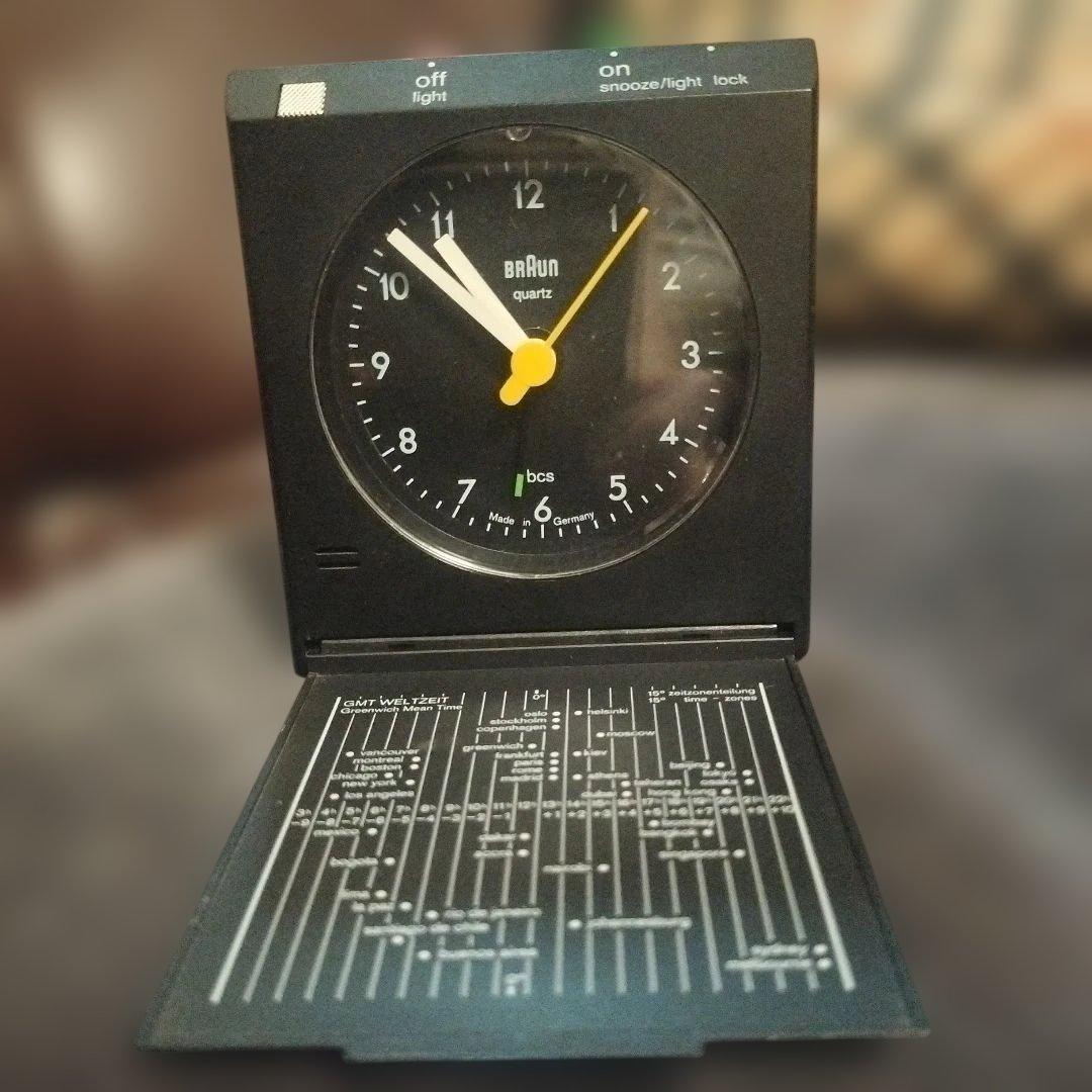 BRAUN トラベルクロックブラック