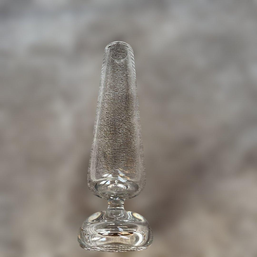 フランス製バカラ　ガラス製スリム花瓶