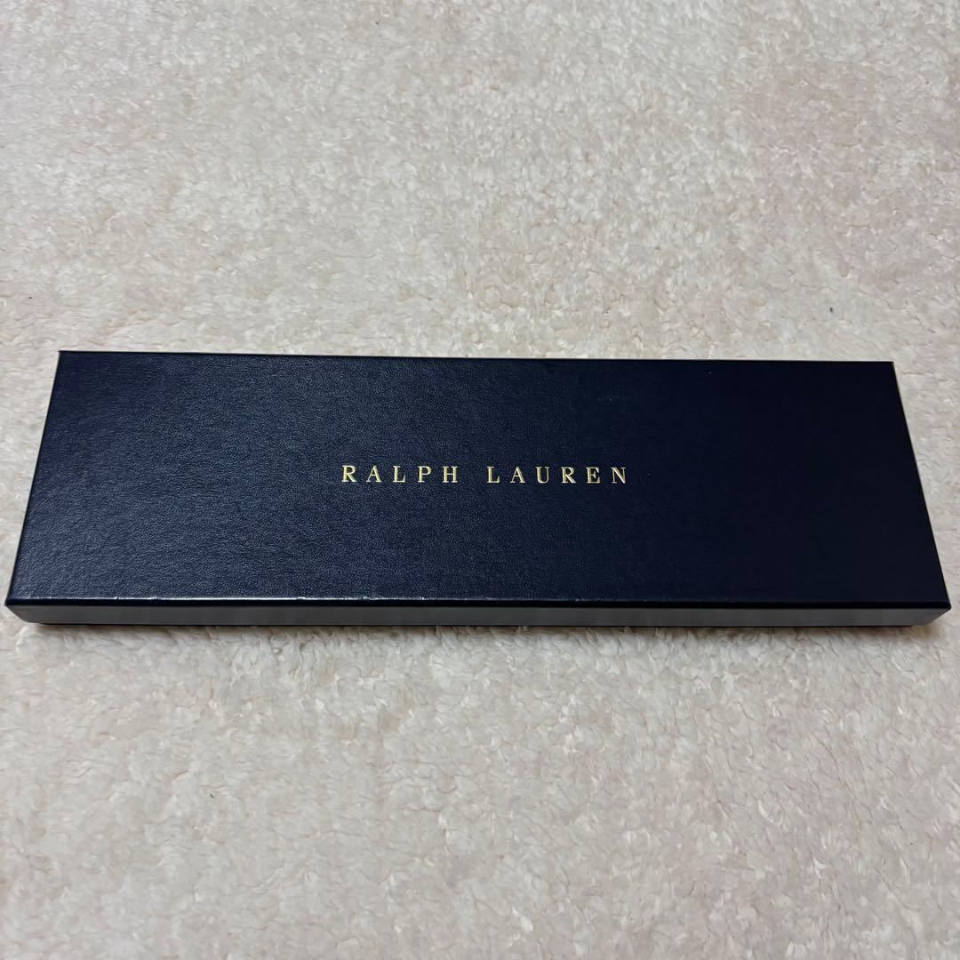 【新品未使用】 ポロラルフローレン ネクタイ ポニー刺繍 ネイビー 絹100%
