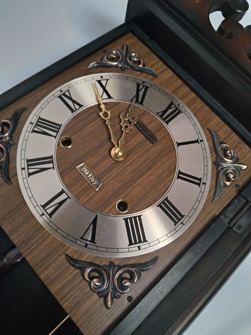 CITIZEN ゼンマイ式振り子時計