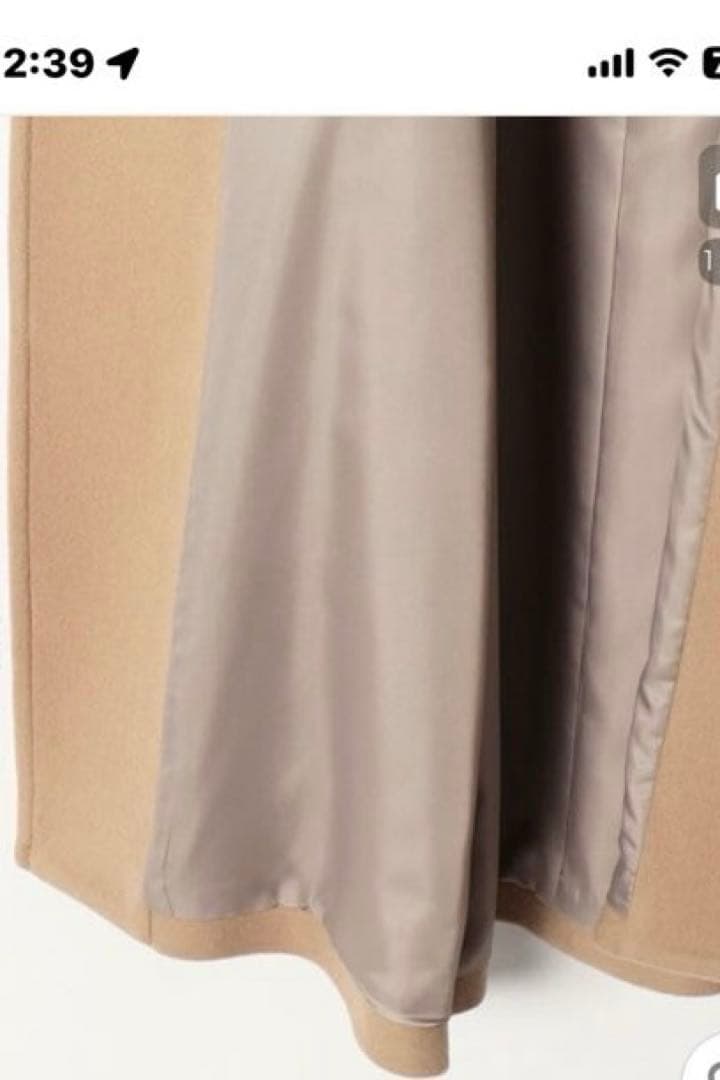 ステンカラーコート バルマカーンコクーン　SHIPS any