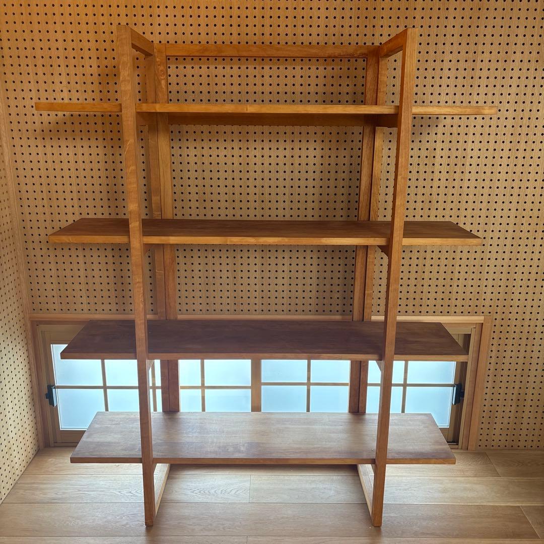 値下げ交渉⭕️ 収納棚　飾り棚木製オープンシェルフ 5段 ブラウン