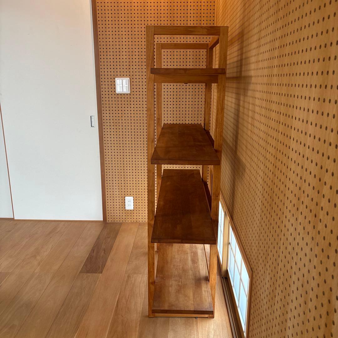 値下げ交渉⭕️ 収納棚　飾り棚木製オープンシェルフ 5段 ブラウン