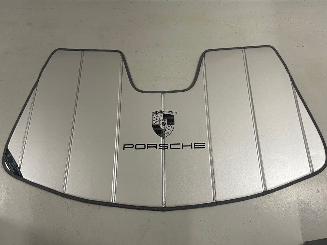 ポルシェ 981型　純正 サンシェード シルバー　収納バッグ付