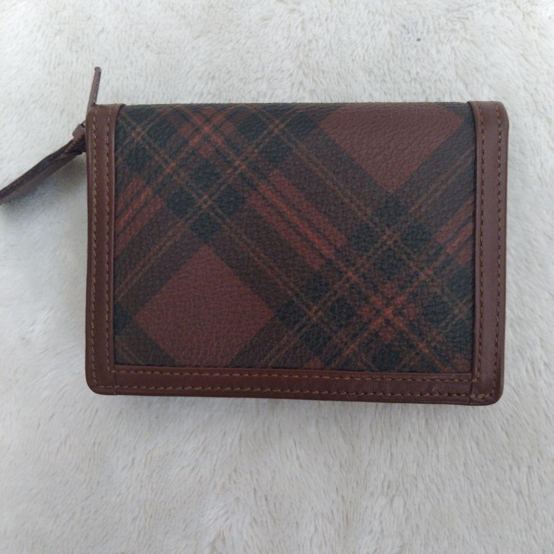 Ralph Lauren チェック柄 レザーケース