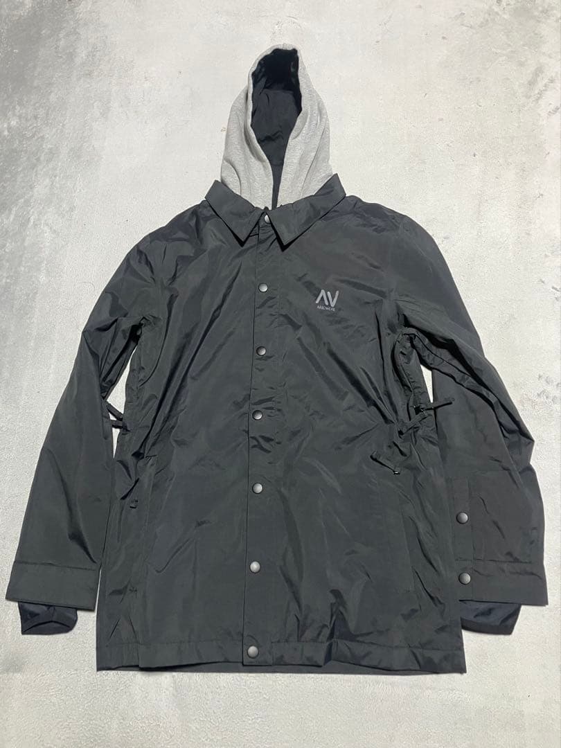 美品★AA HARDWEAR ★コーチジャケット ブラック★ダブルエー