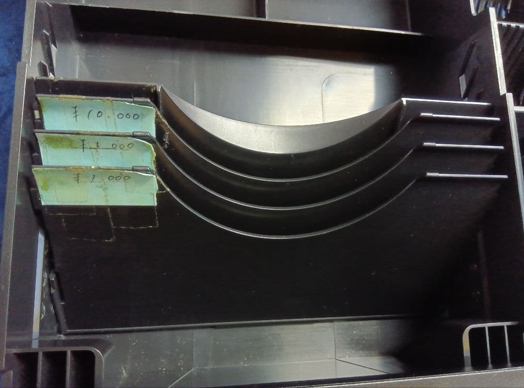 【ジャンク品】スター精密 mpop サーマルプリンタ付きキャッシュドロア　黒