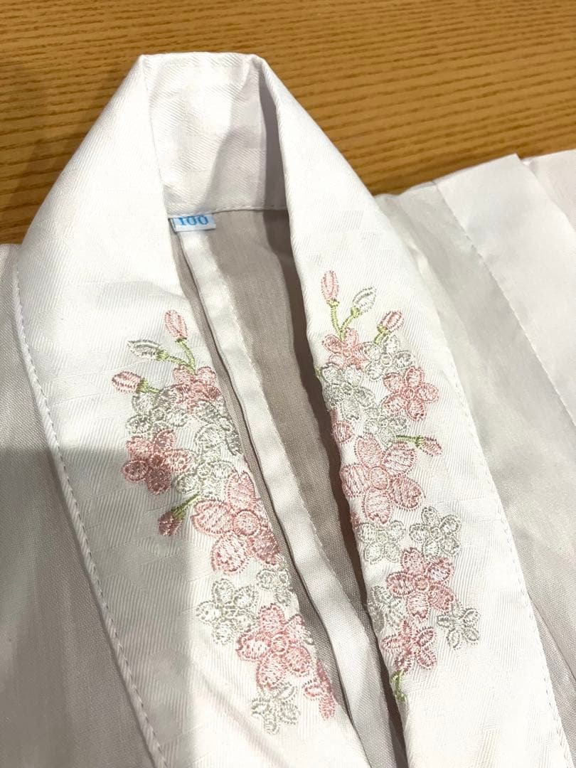 七五三 子供 着物 薄紫色 ラベンダー 花柄 被布 襦袢 草履 足袋セット