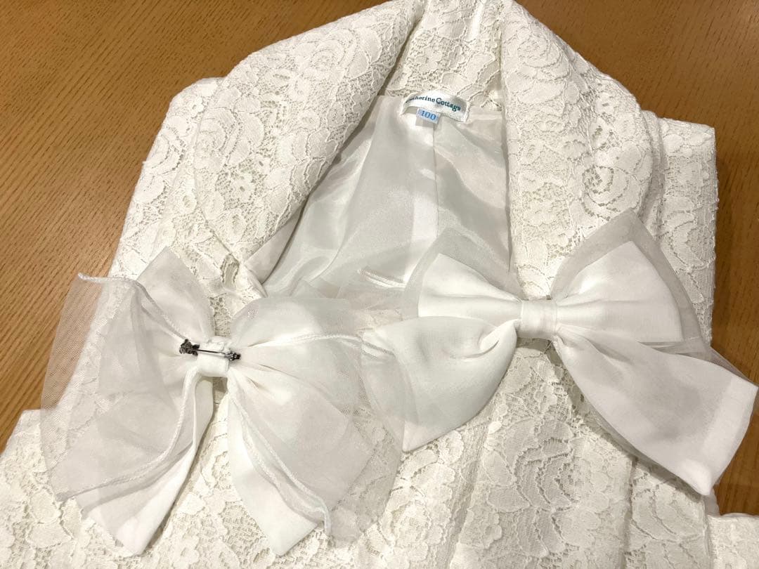 七五三 子供 着物 薄紫色 ラベンダー 花柄 被布 襦袢 草履 足袋セット