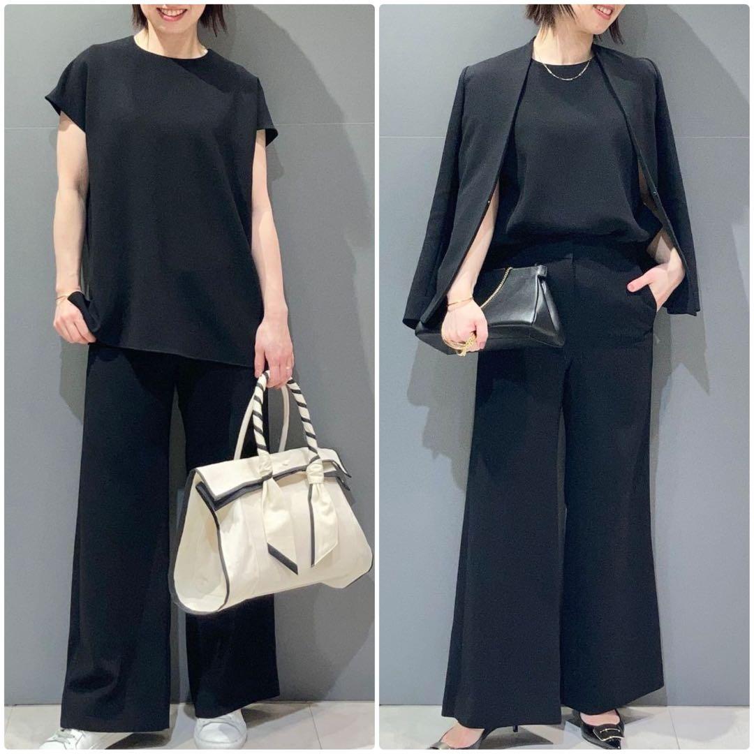 theory luxe LIVE2 ブラウス　Soren 黒