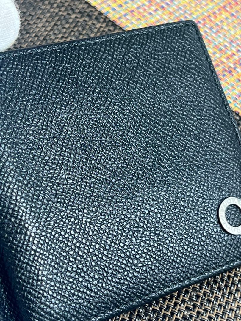 ✨極美品✨BVLGARIブルガリ　マネークリップ　ブルガリマン　札入れ　レザー
