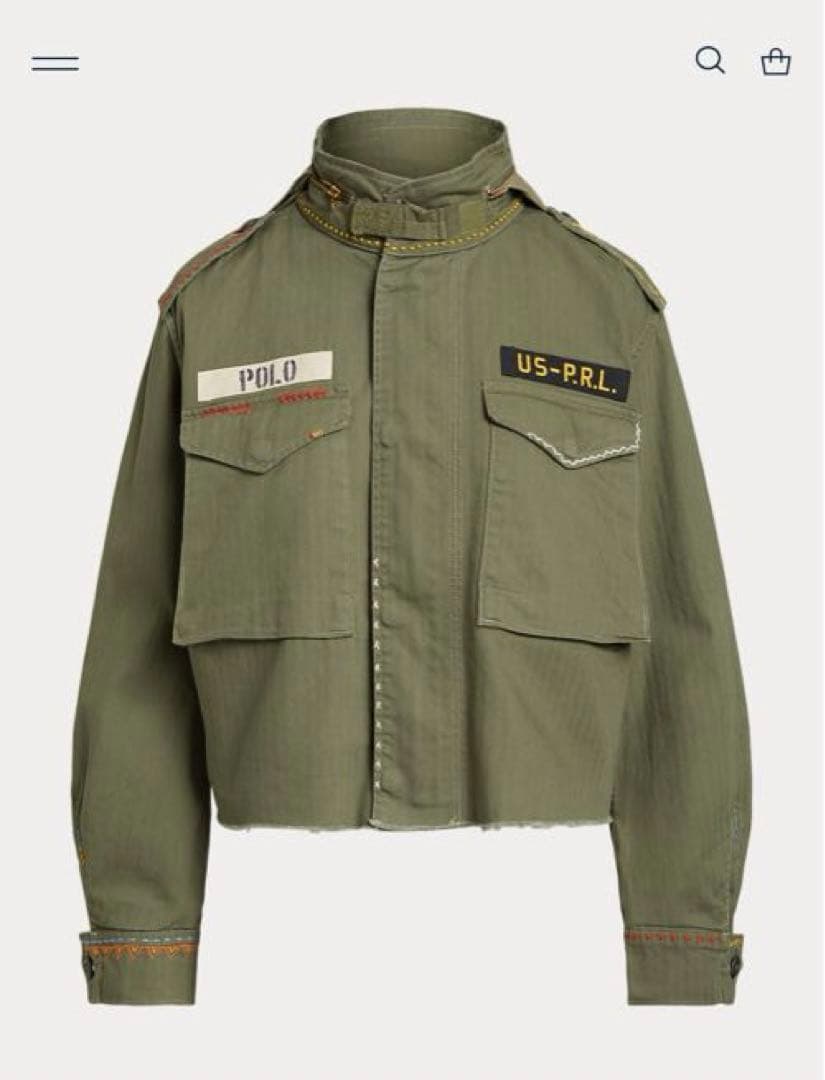 新品♡ラルフローレン♡ボクシーフィット　デストロイドヘムジャケット　桐谷美玲