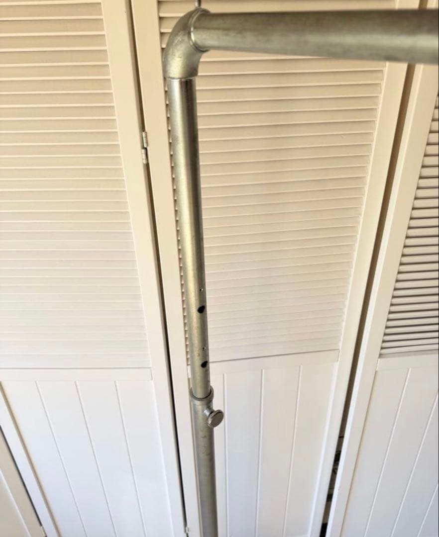 水道管ハンガーラック スチールパイプ アイアン キャスター付き②