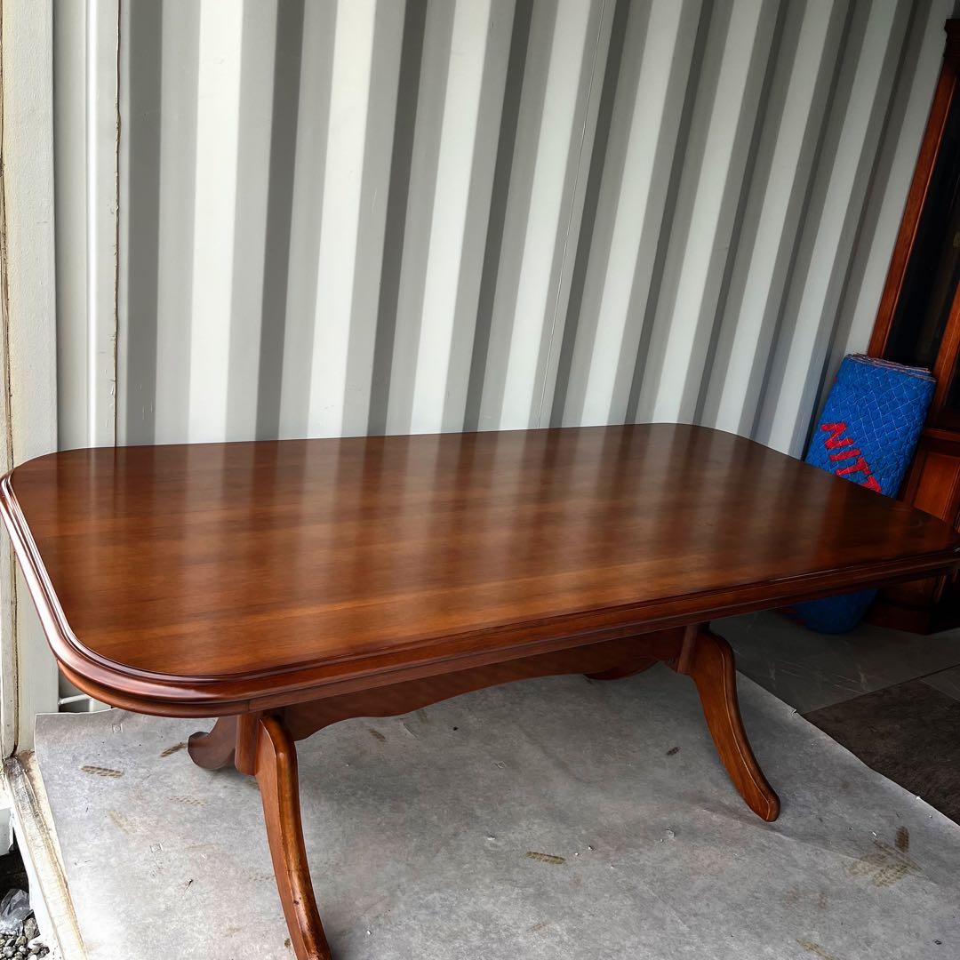 取付無料！マルニ地中海 天然木おしゃれアンティークダイニングテーブル✨