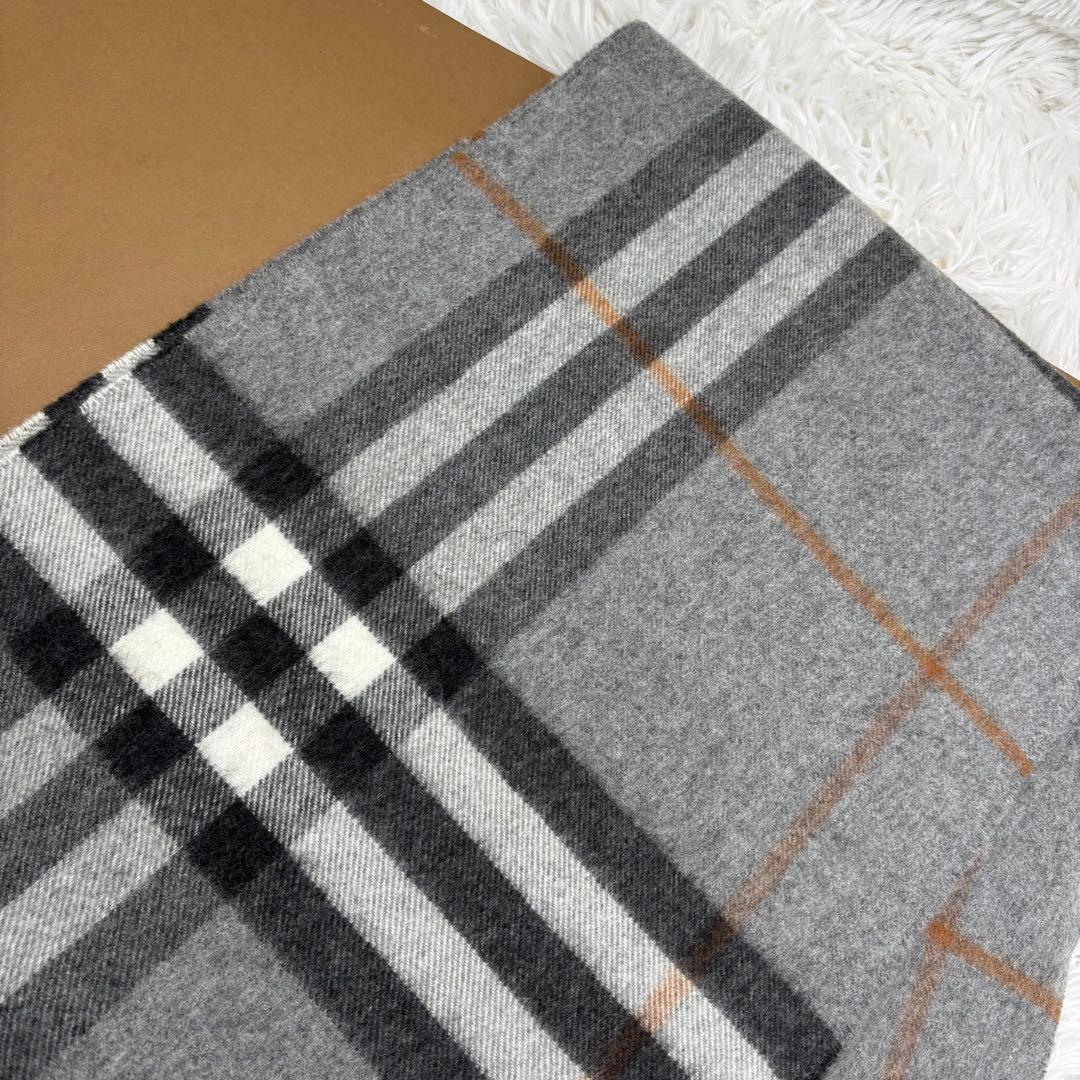 BURBERRY　バーバリー　マフラー　カシミア100%　未使用保管品