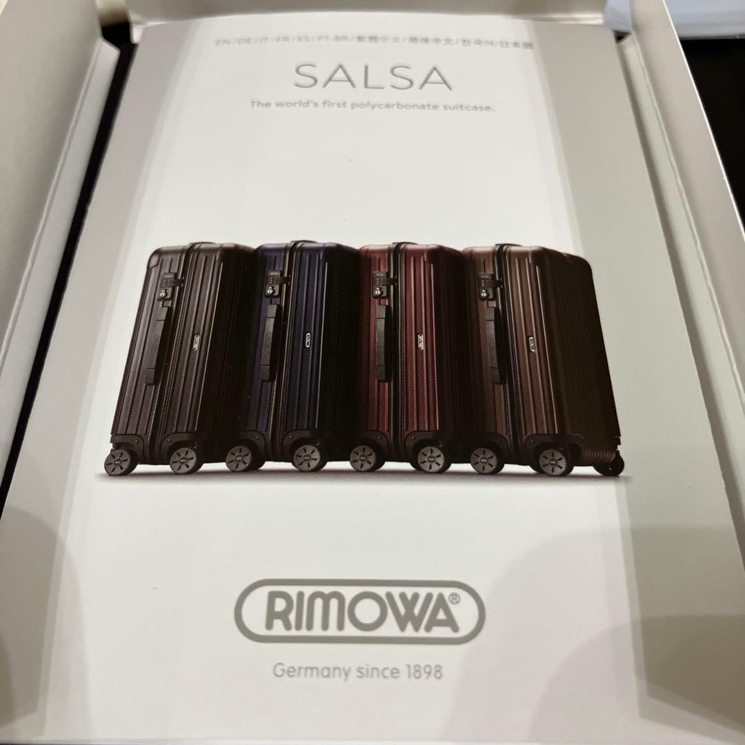 未使用　RIMOWA リモア　サルサ　マットブラック
