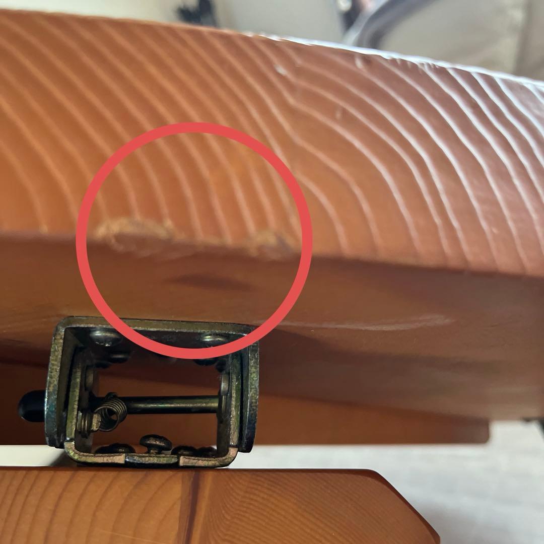 【引越しの為お値下げ】 ニトリ　天然木折り畳みテーブル ちゃぶ台　円卓