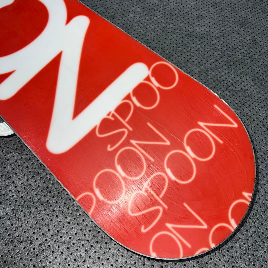 ５回使用 キッズスノーボード 130cm SPOON×バイン×ダイヤルブーツ