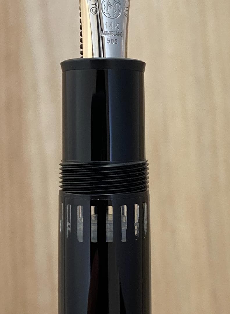 超美品 レア モンブラン 149 14K (EF) 極細字 エボナイト 万年筆