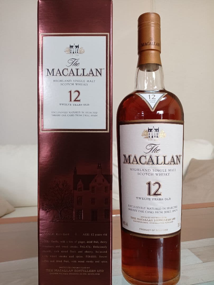旧ボトル Macallan 12年 シェリーオーク 2011年流通品 マッカラン