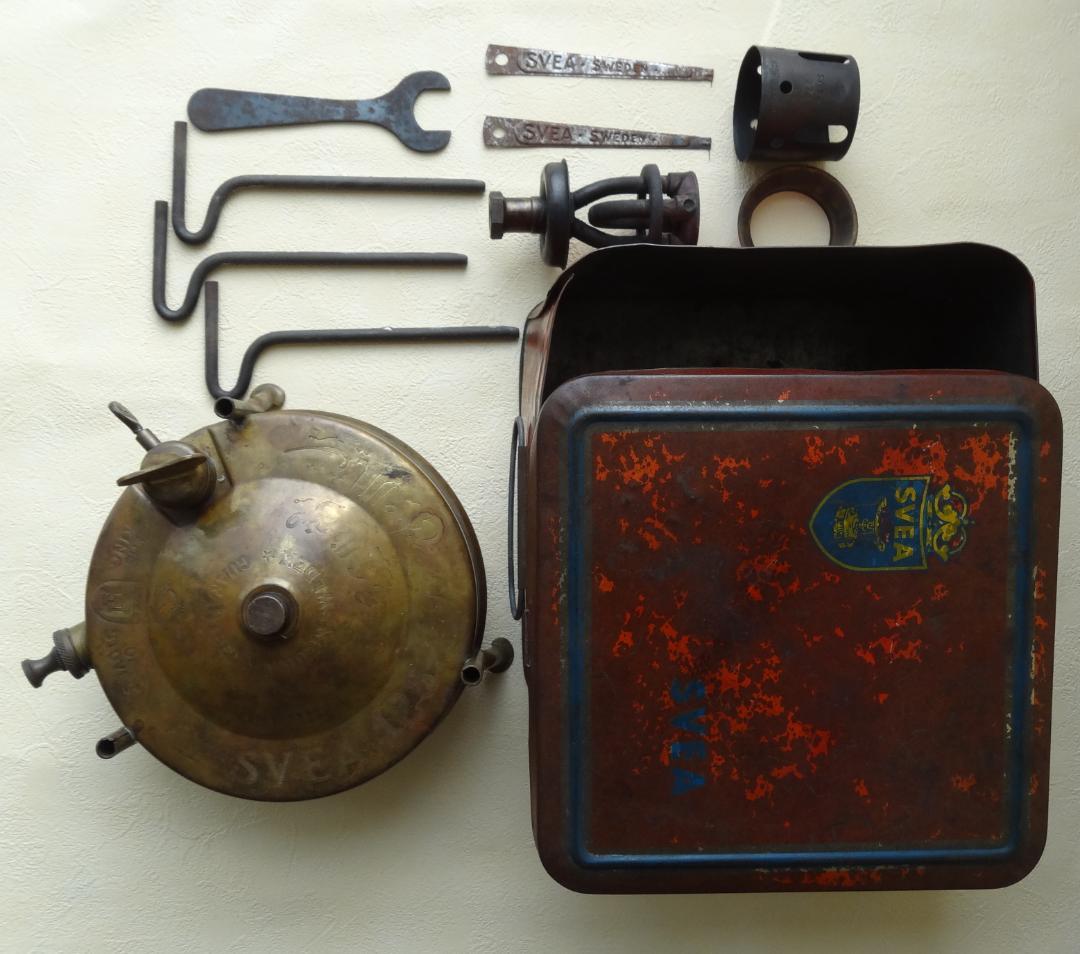SWEDEN製 SVEA 126本体と付属品（燃焼確認済）