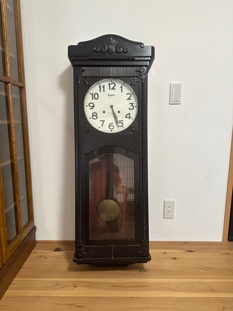 Mastery クラシック木製　掛、柱時計 高さ127cm