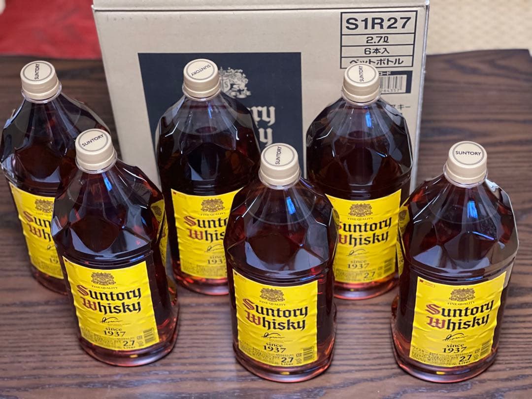 【最安値‼️】サントリー角瓶2.7リットル✖️6本