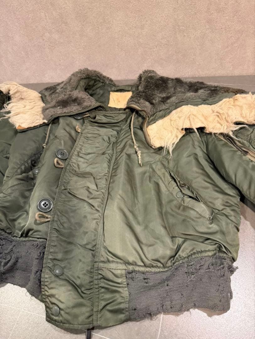 70's N2B オリーブグリーン フライトジャケット ヴィンテージ