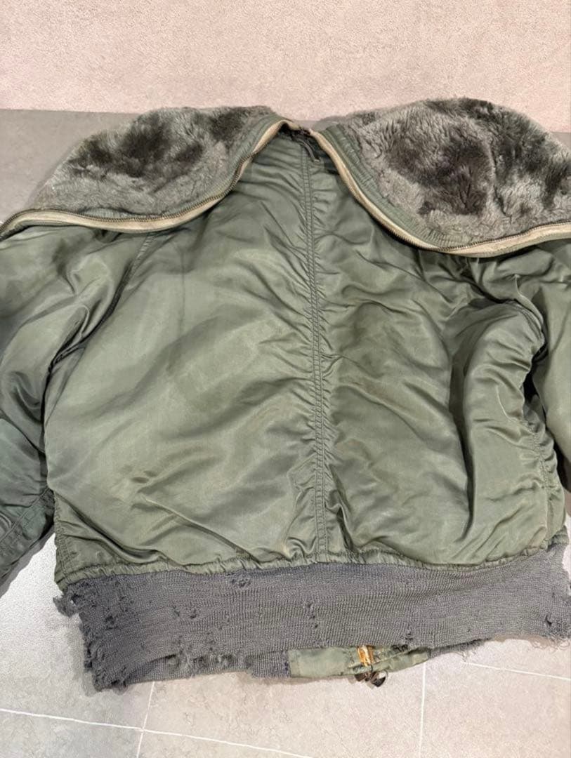 70's N2B オリーブグリーン フライトジャケット ヴィンテージ