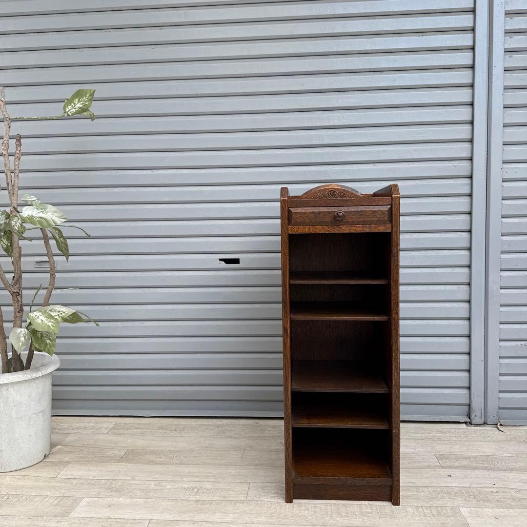 三越 ブルージュ スリムオープンシェルフ　キャビネット オーク　英国カントリー調