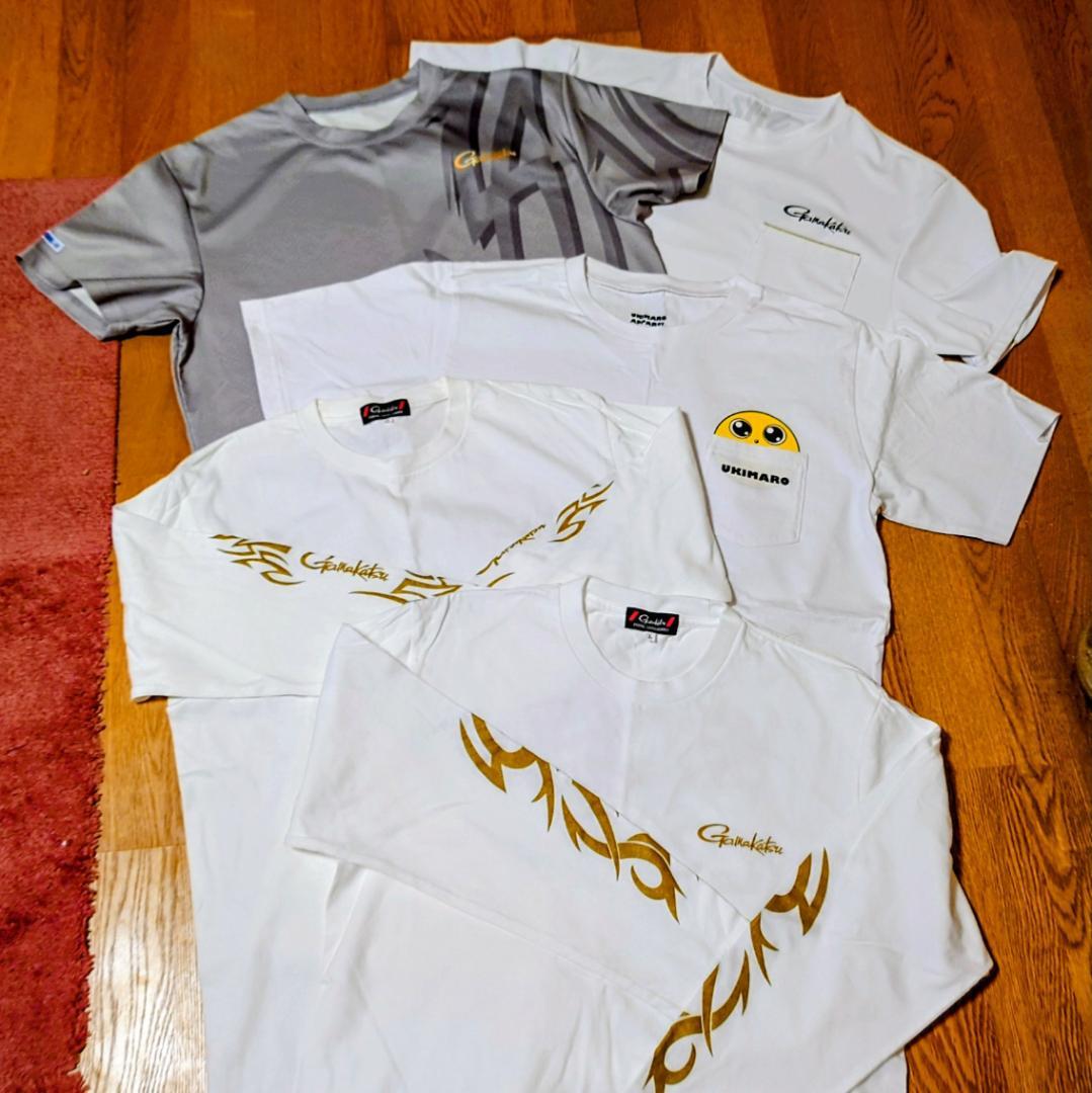 がまかつ Gamakatsu Tシャツ５枚 Lサイズ まとめ売り セット売り